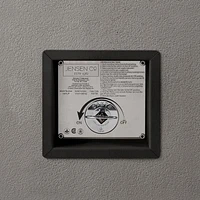 Real Flame Foyer Extérieur Carré au Propane de 40 po  Estes avec Réservoir Caché en Ardoise par Jensen Co.