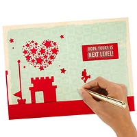 Hallmark Pack of 4 Super Mario Valentines Day Cards (Next Level)