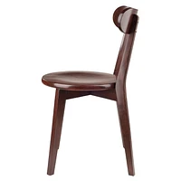 Winsome Pauline 5-Pc Set Table with Chairs, Walnut Finish