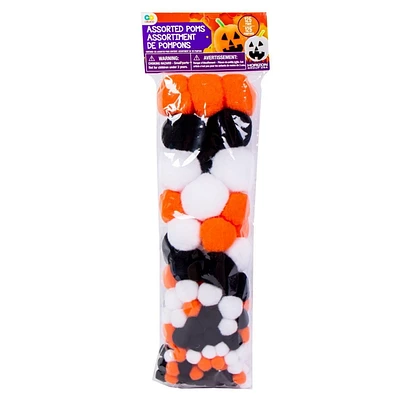 Go Create! Assorted Halloween Pom Balls