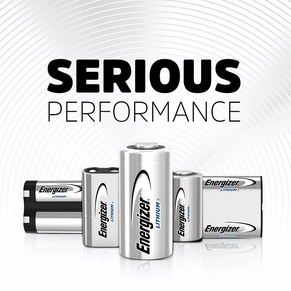 Energizer 123 Lithium Batteries (4 Pack), 3V Photo Batteries, Lithium Batteries 3V