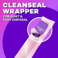 Tampax Radiant Tampons Multipack, with LeakGuard Braid, Regular/Super Absorbency, Unscented, 28CT