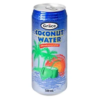 Grace Coconut Water, 24 pack, 500ml Cans, Grace Coconut Water, 24 pack, 500ml Cans