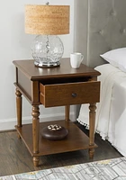 Table d'appoint Rivera, Noisette