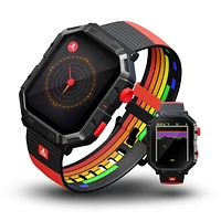 Montre My Play Watch Atari 2600™ – Montre intelligente de jeu rétro avec technologie sélective, non connectée, jeux Centipede™, Pong™, Missile Command™, Super Breakout™ intégrés, moniteur d’activités