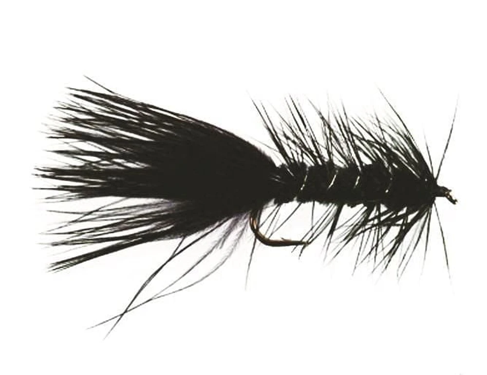Superfly FLY1270-08P Streamer Wooly Bugger Black #08, They are meant to imitate bait fish