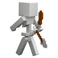 Minecraft Figurine articulée Squelette, 8,26 cm, pièce Crée-un-portail