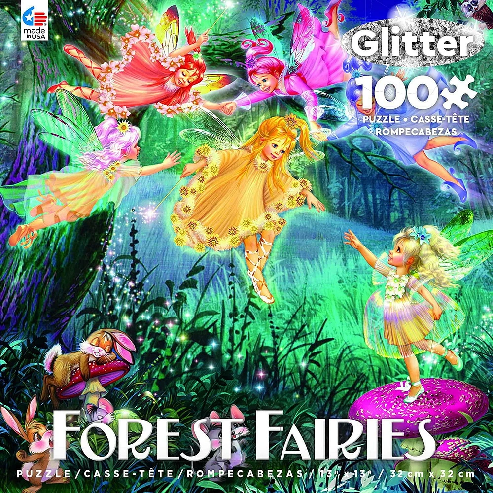 Ceaco Forest Fairies 100 Pièces Puzzle Bague Fée Des Six