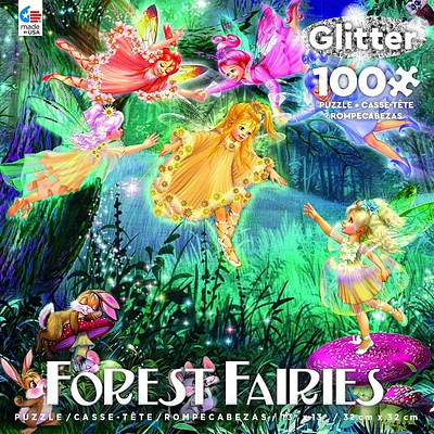 Ceaco Forest Fairies 100 Pièces Puzzle Bague Fée Des Six