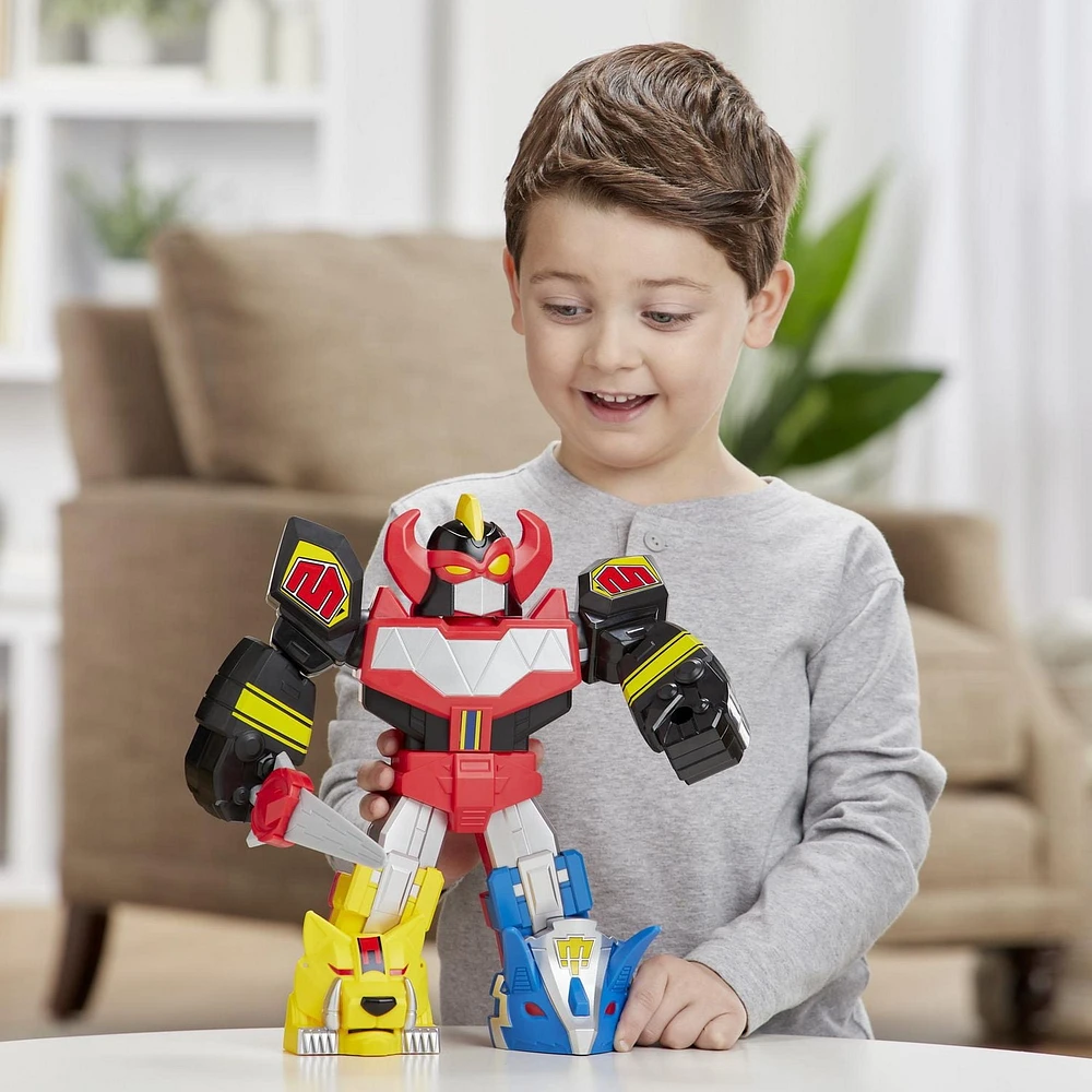 Playskool Heroes Mega Mighties Mighty Morphin Power Rangers - figurine Megazord de 30 cm