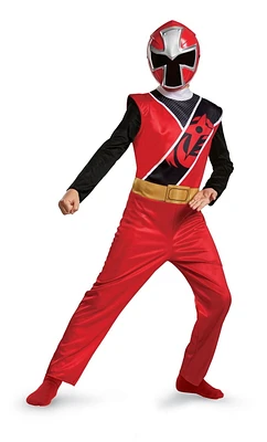 Déguisement rouge de Ranger Ninja Acier, modèle de base Disguise