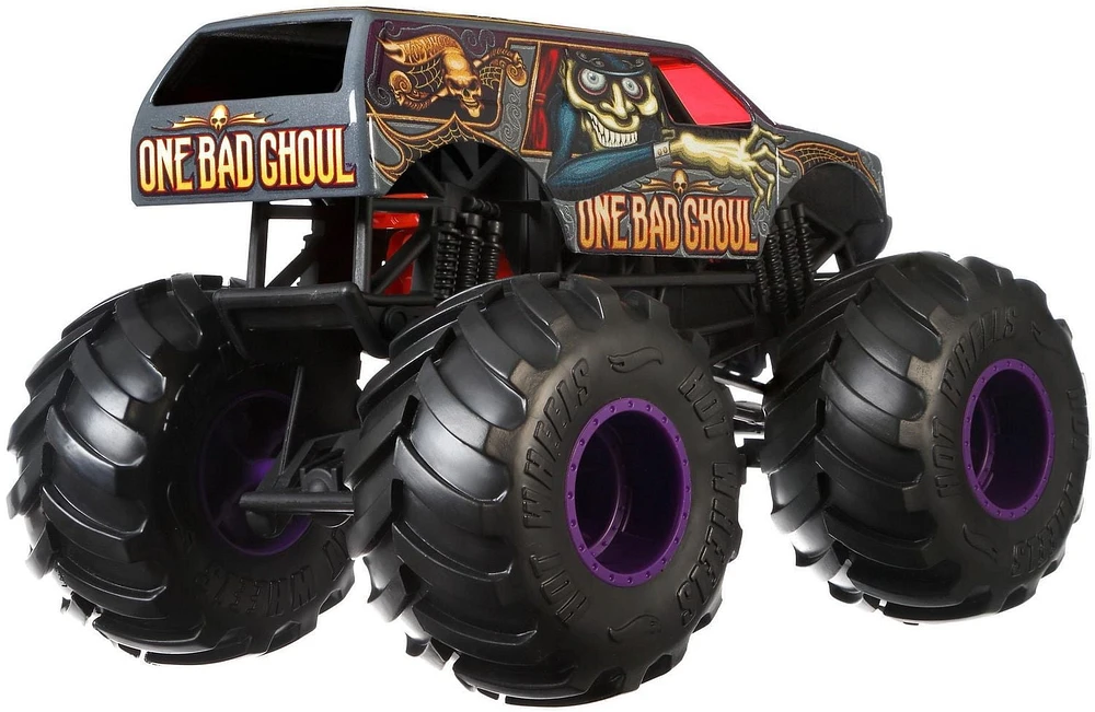 Hot Wheels Monster Trucks Véhicule One Bad Ghoul