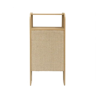 Instachew HIBI Wall Cat Scratcher with Shelf Oak One Size