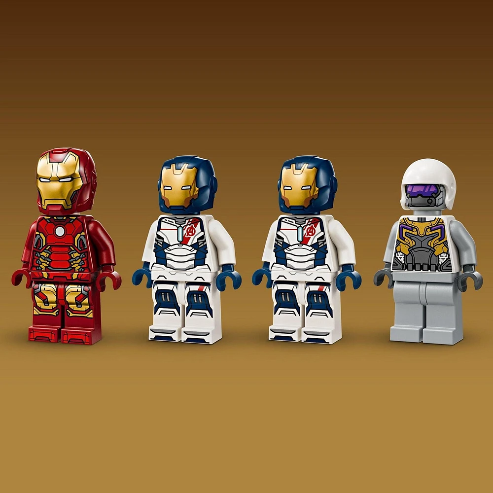 LEGO Super Heroes Marvel Iron Man et l’Iron Legion contre le soldat de l’Hydra 76288 Ensemble de construction (135 pièces) Comprend 135 pièces, 6+ ans