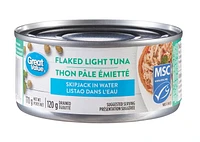 Great Value Flaked Light Tuna, 170 g