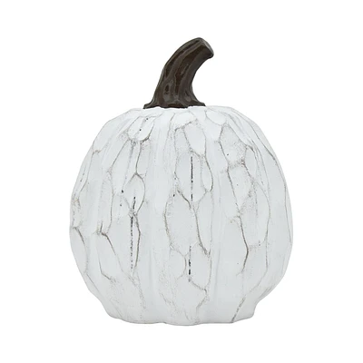 Way to celebrate white pumpkin decor