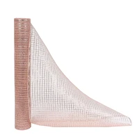 Holiday Time 21 po x 10 vg Poly maille  avec métallisé, Or rose