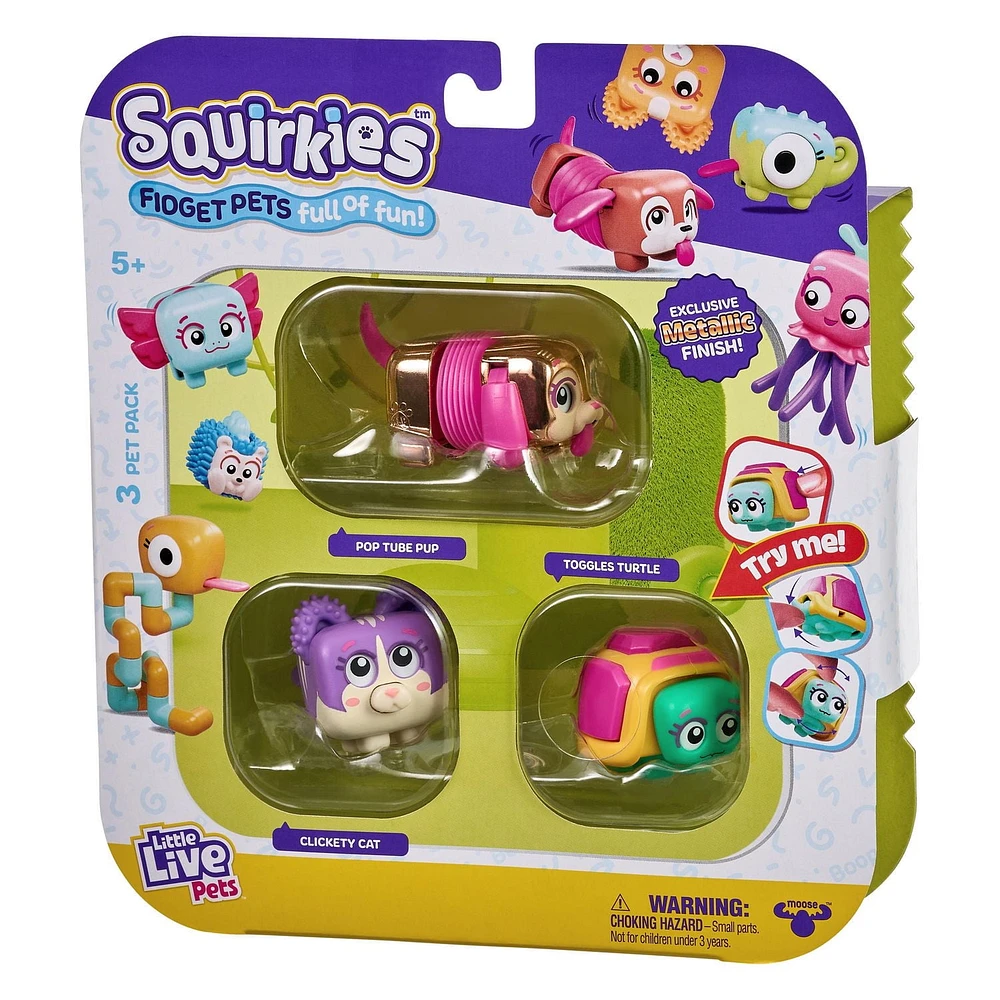 LITTLE LIVE PETS SQUIRKIES 3PK AST 2