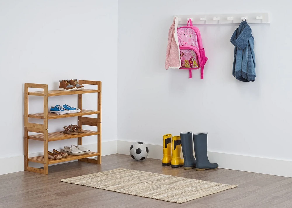 Support pour chaussures en bambou TRINITY – (ensemble de 2)