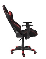 Fauteuil de jeu Axel, Noir/Rouge