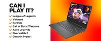 HP Victus 15.6" Gaming Laptop PC,AMD Ryzen 5 8645HS,16GB RAM,512GB SSD,Mica silver,15-fb2020ca