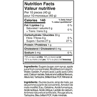 STARBURST, Sour Gummy Candy, Sharing Bag, 142g, SB GUMMIES SOUR 142G