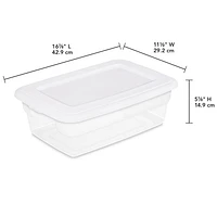 Sterilite Set Of (2) 11.4  Liter Boxes