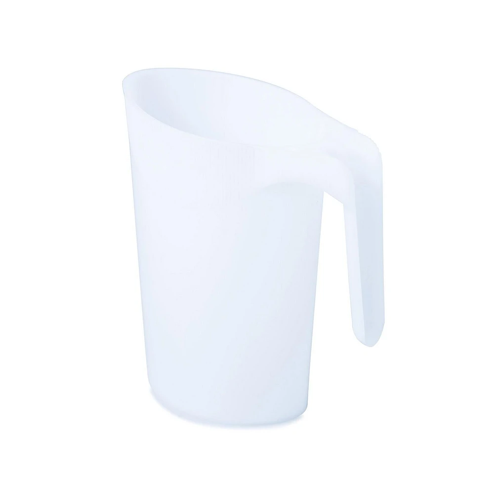 Mistral® 1.3l Milk Pitcher Clear White, 1.3 liter capacity