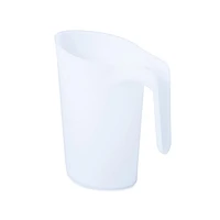 Mistral® 1.3l Milk Pitcher Clear White, 1.3 liter capacity