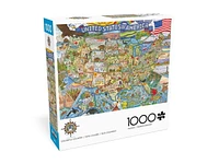 Buffalo Games - Le puzzle Signature Collection - Colorful Country - en 1000 pièces