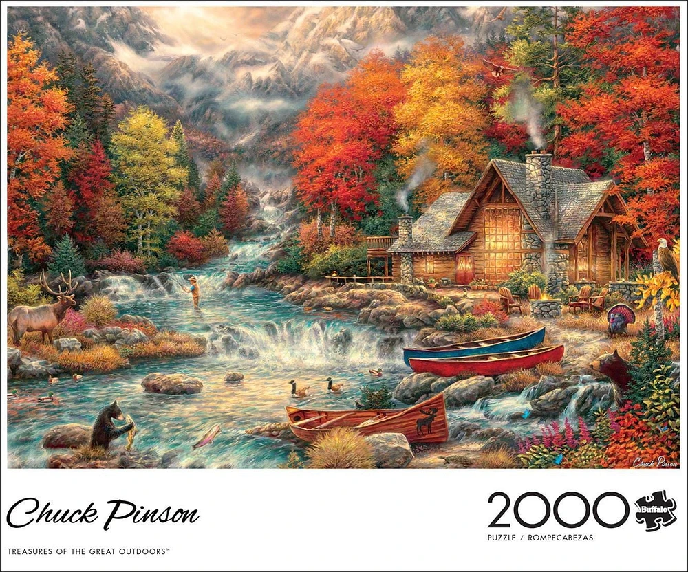 Buffalo Games - Le puzzle Chuck Pinson - Treasures of the Great Outdoors - en 2000 pièces