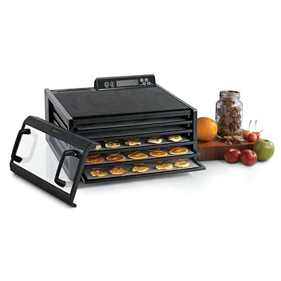 Excalibur 3548CDB Digital Clear Door 5 Tray Dehydrator