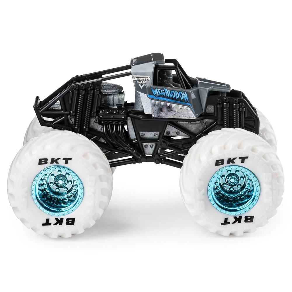 Monster Jam, Official Megalodon 1:64 Scale Die-Cast Vehicle, Training Trucks Series