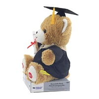 Peluche ours enregistrable pour remise des diplômes 2025