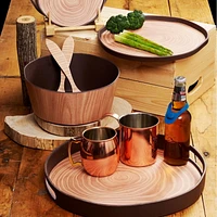 Bamboo Bark Service Plate 31 cm
