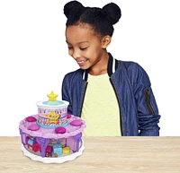 Polly Pocket-Coffret Gâteau d’Anniversaire en Forme de Gâteau