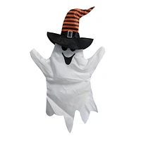 WAY TO CELEBRATE 28" GHOST WITH WITCH HAT ORANGE