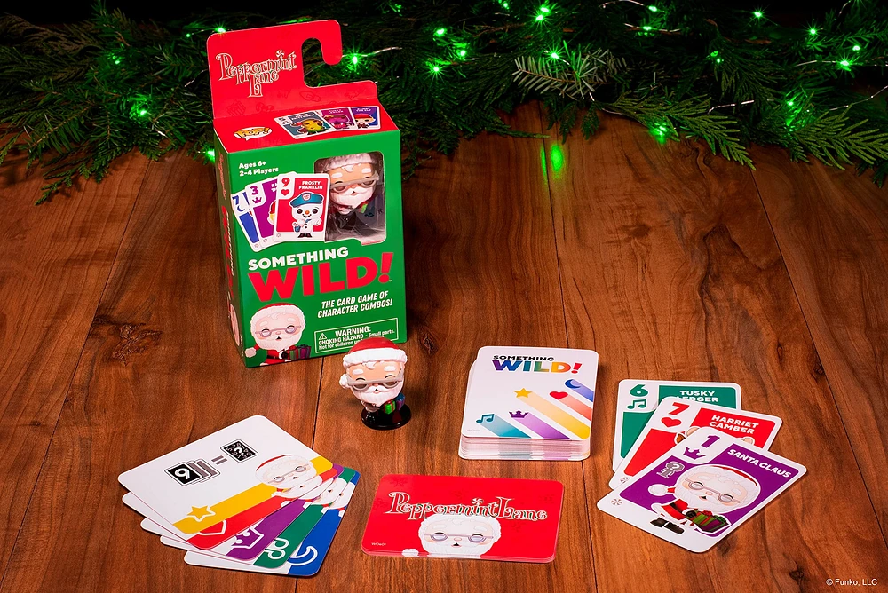Funko Games QUELQUE CHOSE DE SAUVAGE ! PEPPERMINT LANE – PÈRE NOËL