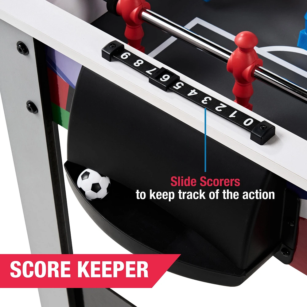 42 Inch Foosball Table, Soccer Table, Arcade Style by MD Sports
