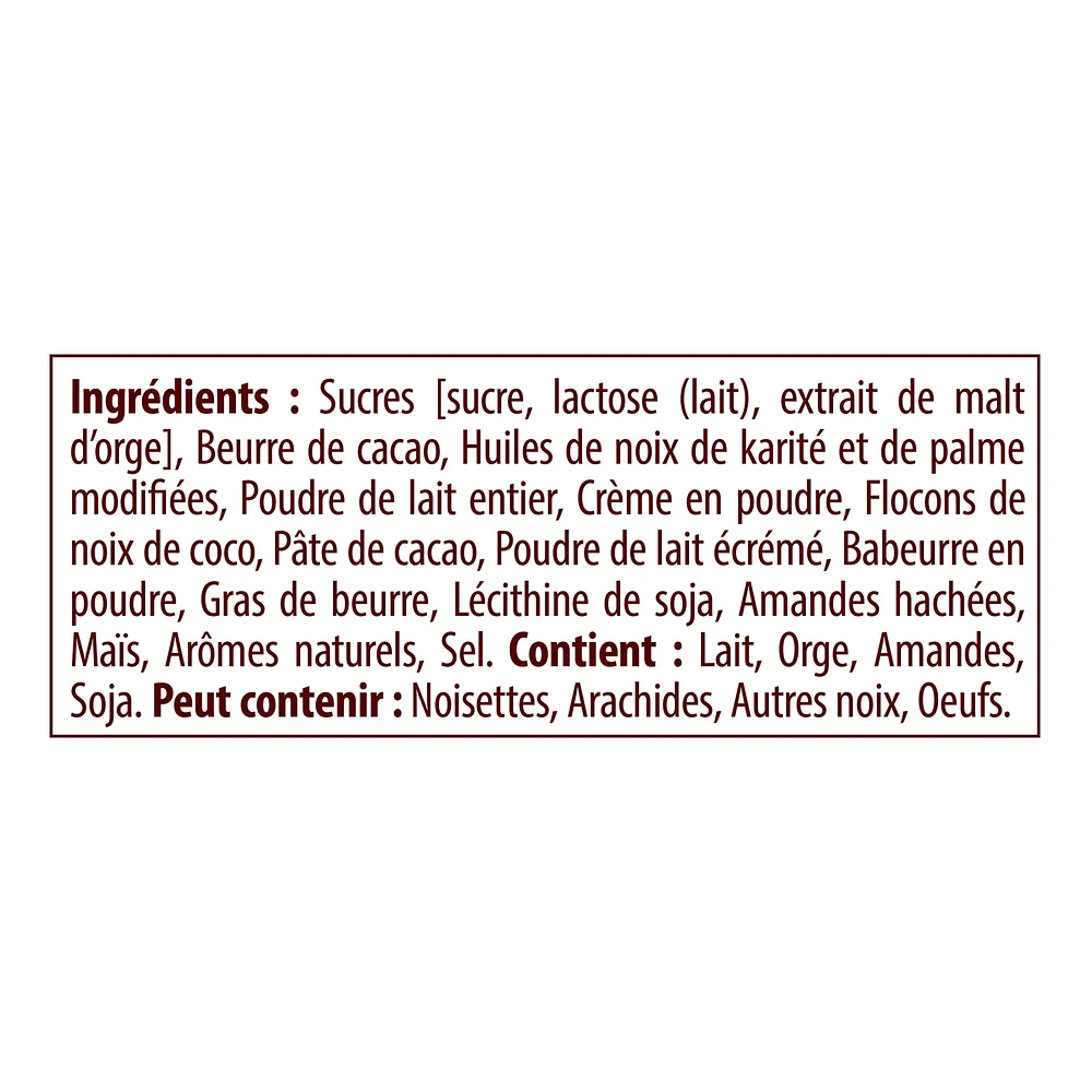 merci® Finest Selection : chocolats européens de premier choix merci noix de coco 250g