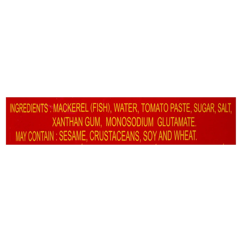 OLD FISHERMAN BLUE MACKEREL CHUNKS IN TOMATO SAUCE, 230 g