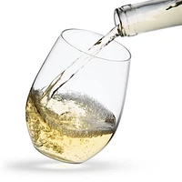 Spirits Stemless Crystal Wine Glasses - 19 oz - Set of 4