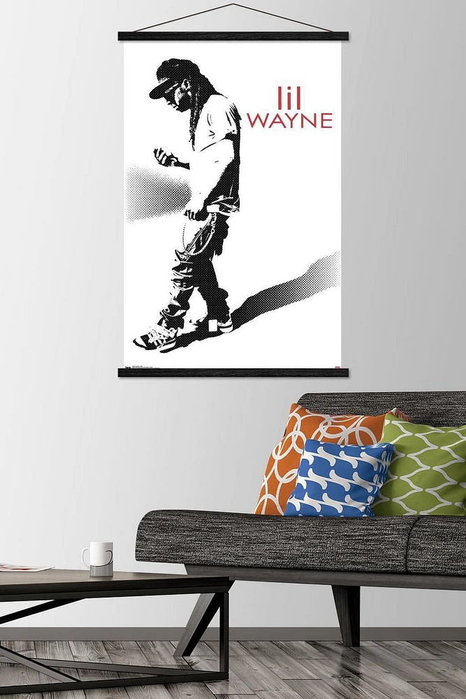 Lil Wayne - Hustle Wall Poster, 14.725" x 22.375" Framed