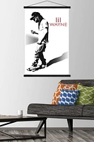 Lil Wayne - Hustle Wall Poster, 14.725" x 22.375" Framed