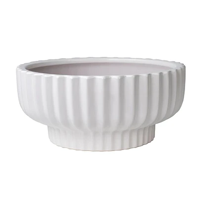 Better Homes & Gardens Céramique Cache-pot en forme de tasse de 20,3 cm-Blanc Pot de fleur