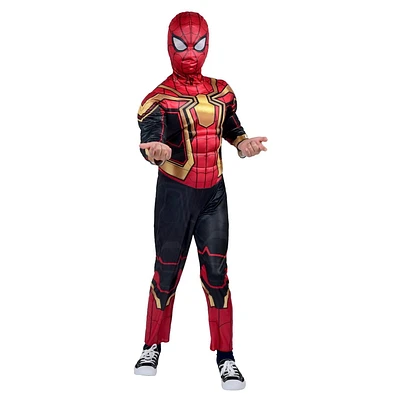 MARVEL’S SPIDER-MAN INTEGRATED SUIT YOUTH COSTUME - Costume Poly Jersey Rembourré de Polyfill avec Masque en Tissue