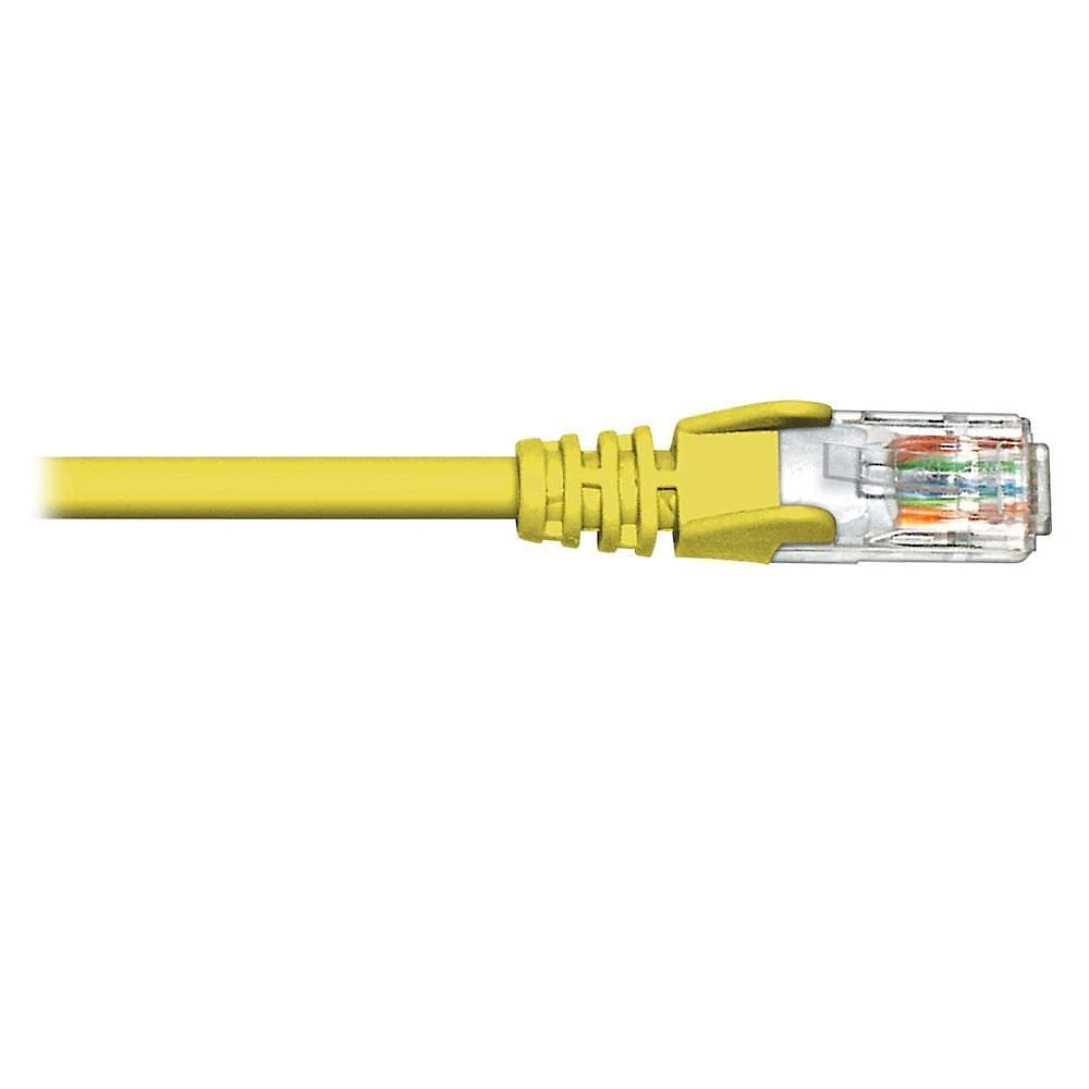 BlueDiamond Ethernet Cat6 Patch Cable CSA & UL approved - 25ft, Yellow