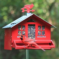 Mangeoire maisonnette Squirrel Be Gone II avec girouette de Perky-Pet