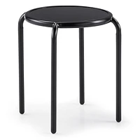 Table d’appoint empilable pour patio Mainstays - Noir Antirouille, tous les temps