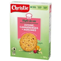 Peek Freans Lifestyle Cranberry Citris Oat Cookies, Biscuits, 290 g